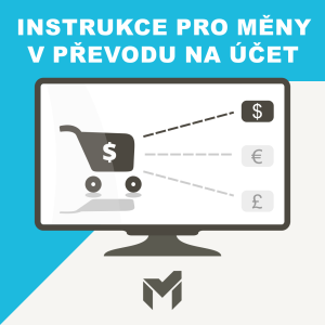 Instrukce pro měny v převodu na účet